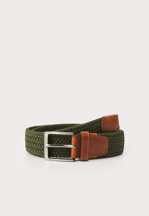 WALKER BELT - Flettet belte - olive night