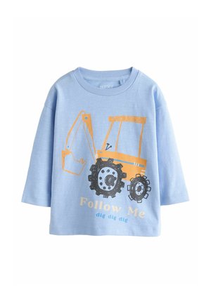 Next, REGULAR FIT - LONG SLEEVE GRAPHIC T-SHIRT . - Langærmet T-shirt - pale blue digger