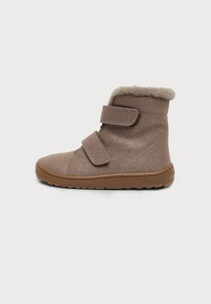 Froddo, BAREFOOT FURRY BOOT - Зимни ботуши - bronze