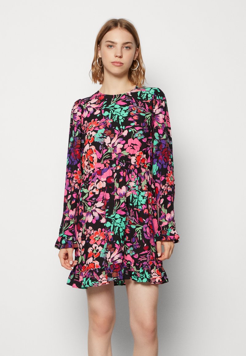 Vero Moda VMDENISE LILI MINI DRESS Day Dress Black denise black 