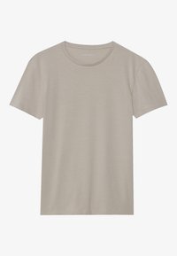 Pier One 3 PACK BASIC MUSCLE FIT T SHIRT - Lihtne T-särk - light blue/white/stone