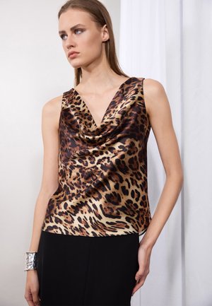 Topper - brown/black