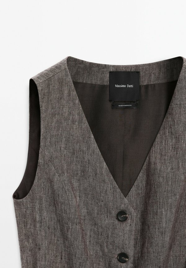 FLECKED WITH DETAIL - Waistcoat4