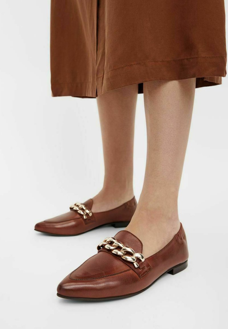 Damen Halbschuhe | Bianco BIATRACEY CHAIN Slipper cognac - GE75941 Damen Halbschuhe | Bianco BIATRACEY CHAIN Slipper cognac - GE75941