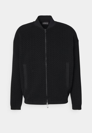 Emporio Armani FELPA - Strickjacke - nero