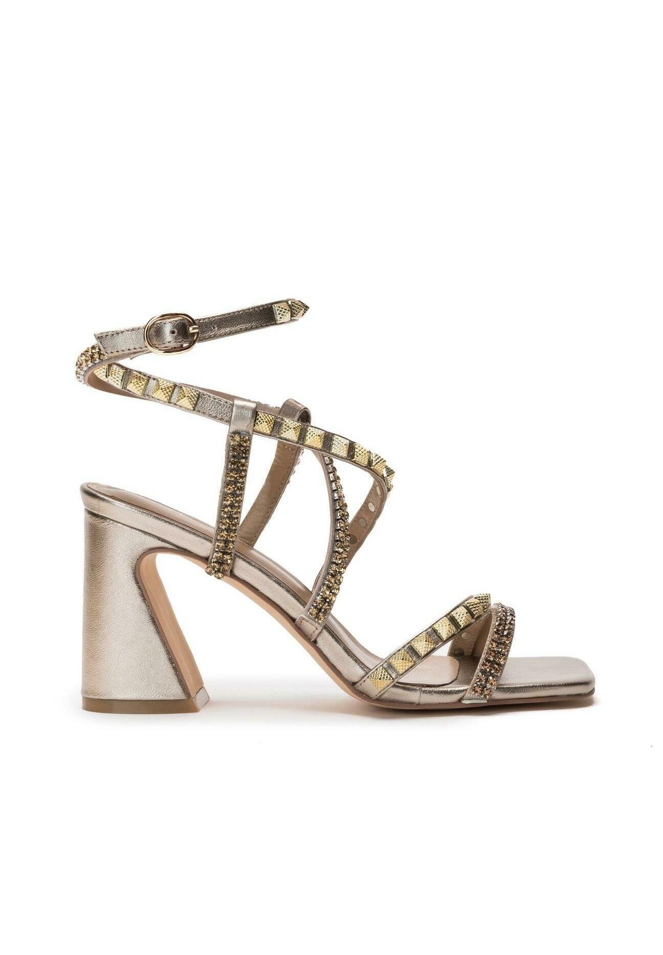 Alma en Pena MINERVA - Sandalias de tacón - dorado - Zalando.es