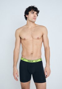 Nike Underwear BRIEF 3 PACK - Ozke boksarice - black/grey heather/dark pony