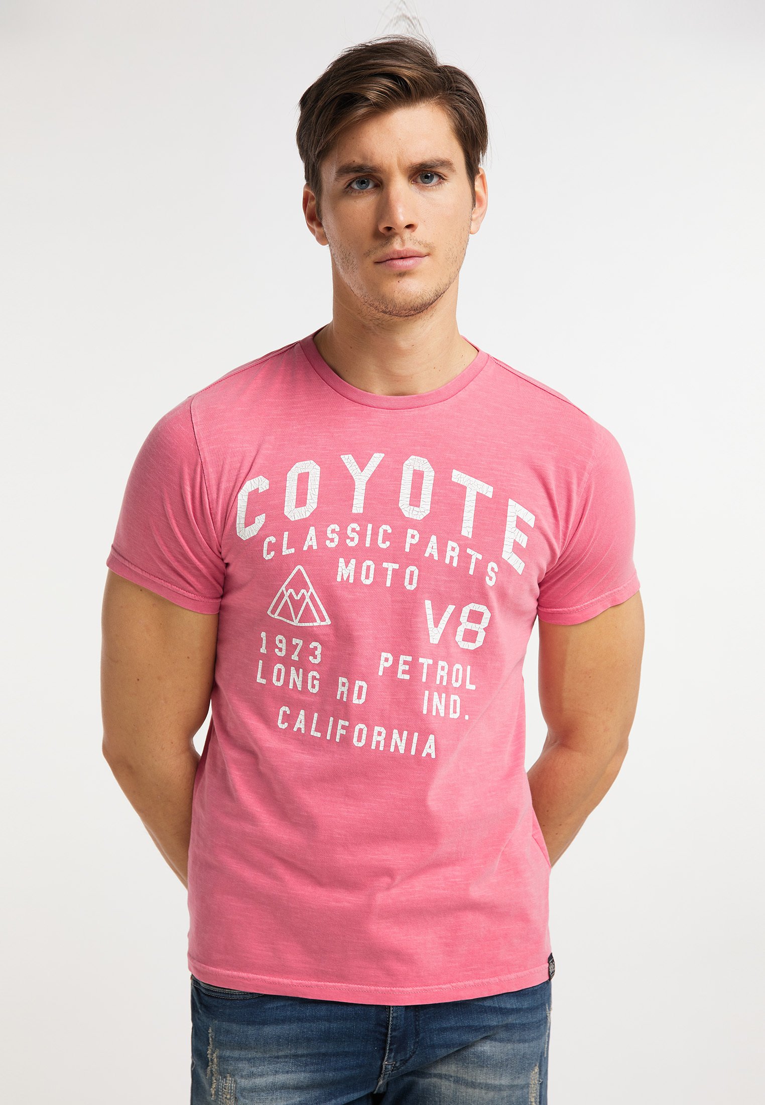 Petrol Industries T-shirt print - imperial red/rood - Zalando.nl