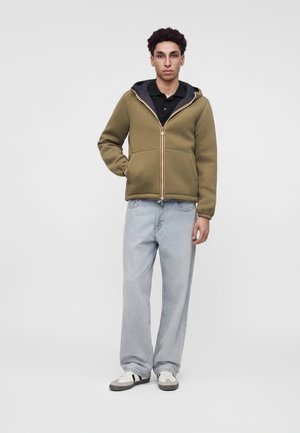 K-Way, JACK SPACER DOUBLE UNISEX - Ελαφρύ μπουφάν - green army/blue depth