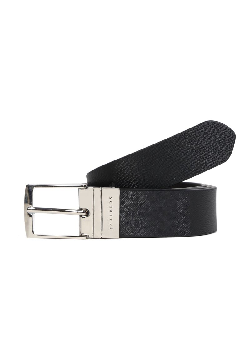 Scalpers REVERSIBLE  - Pásek - black/brown