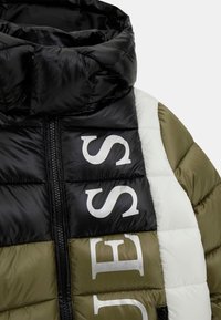 Guess COLOR-BLOCK OPTIK LOGO - Zimná bunda - mehrfarbig grün