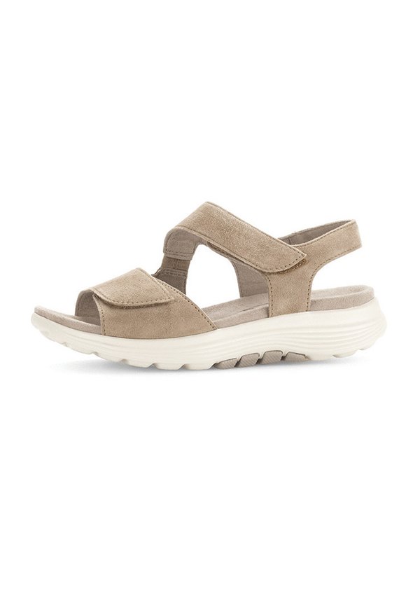 Plateausandalette - beige