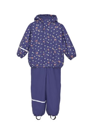 SET - ALL OVER - Pantaloni impermeabili - skipper blue