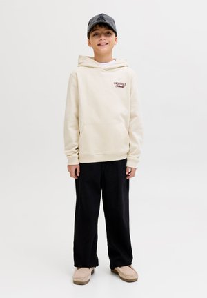 Jack & Jones Junior JORNORREBRO TYPO BACK HOOD SN JNR - Sweat à capuche - antique white