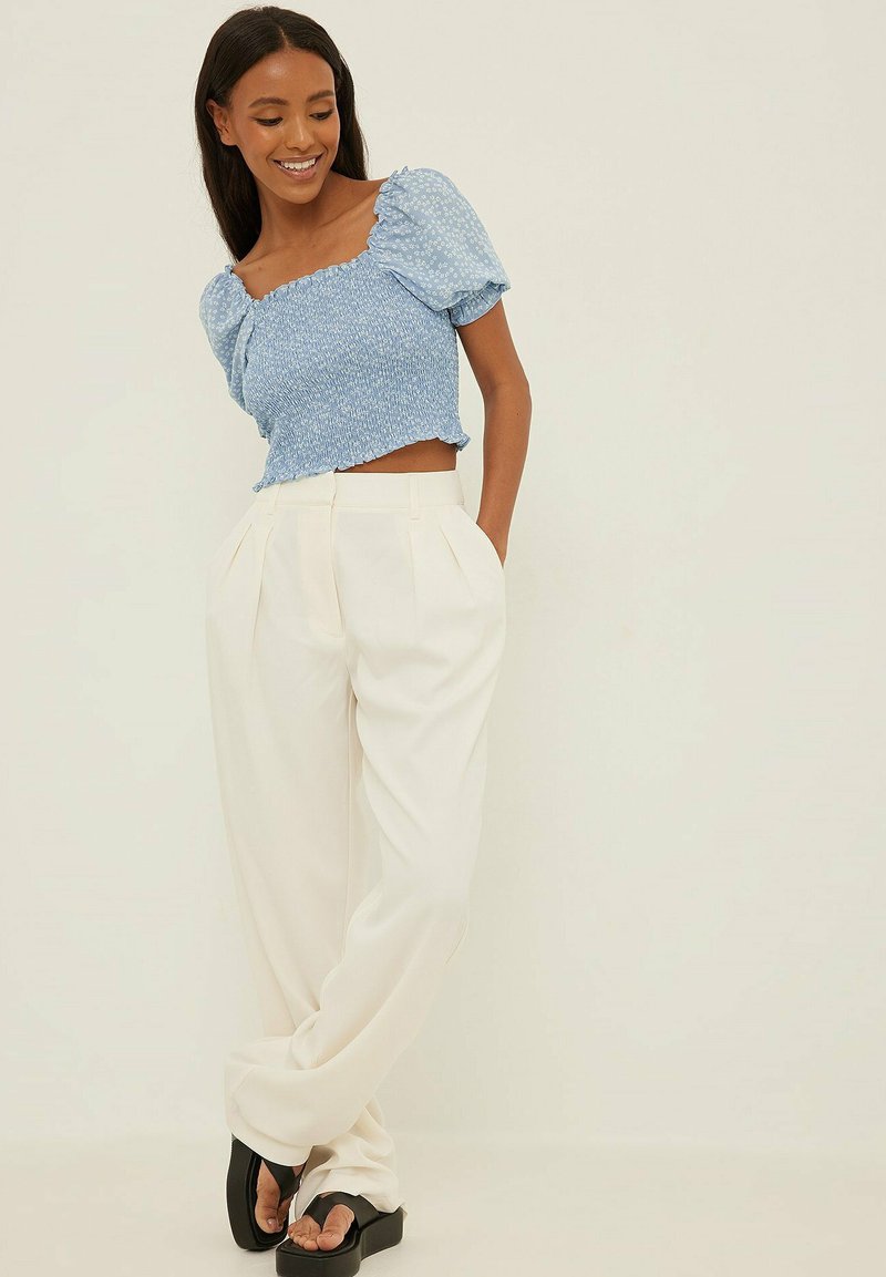 NA-KD Blouse blauw