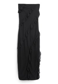 Next BANDEAU MAXI RUFFLE - Alkalmi viselet - black