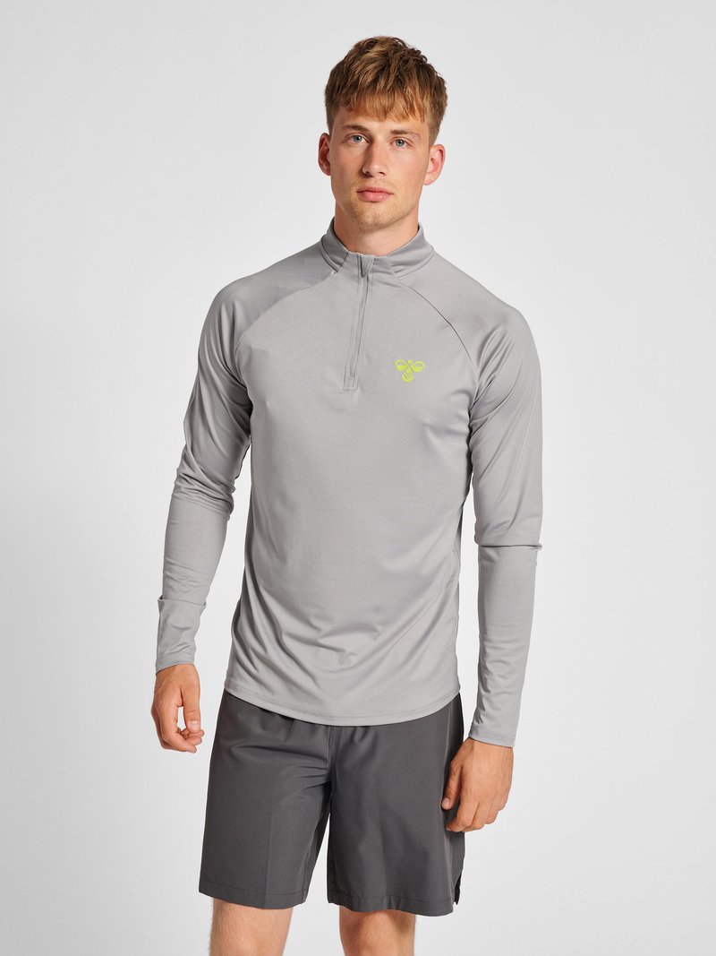 Hummel HMLGG TRAINING 1/2 ZIP - Longsleeve - alloy