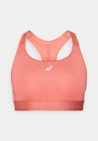 ROAD COMPRESSION BRA - Reggiseno sportivo con sostegno elevato - dark pink clay