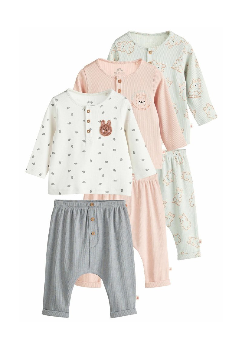 Next 6 PIECE SET - REGULAR FIT - Leggings - Hosen - sage green