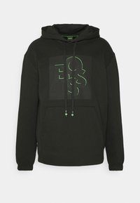 BOSS Felpa con cappuccio - black