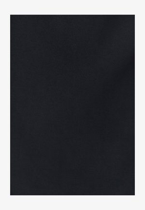 Tissu noir avec une texture lisse, présentant un motif de tissage uniforme et sans embellissements ni éléments de design visibles.