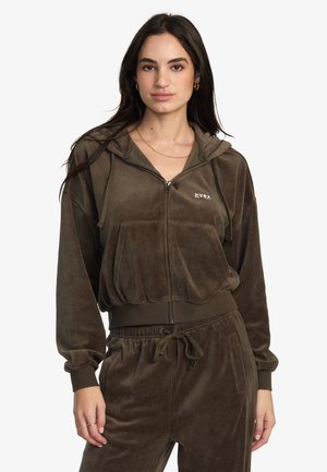 SENIESA ESTRADA RING ZIPPÉ - Zip-up sweatshirt - brown