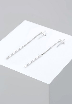 KREUZ GEO - Boucles d'oreilles - silver-coloured