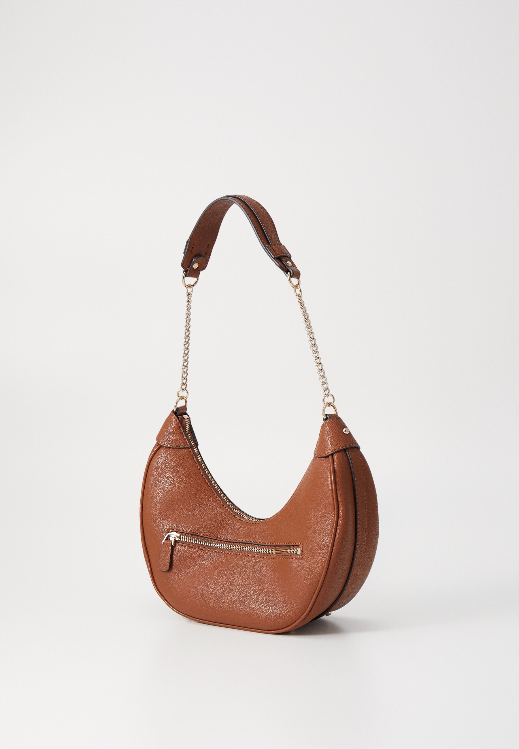 GUESS Damen Schultertasche 'Fedora' In Cognac – Aus PU-Leder, Verstellbarer Gurt