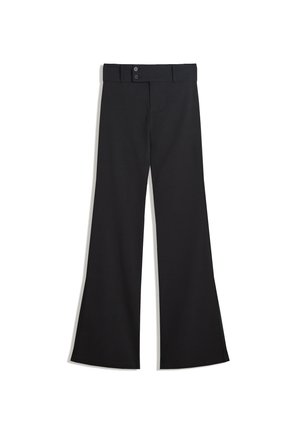 Bershka, FLARED BENGALINE - TROUSERS 05112741 - Pantalon classique - black
