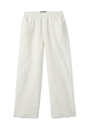 UTOPJA, WIDE-LEG TROUSERS - Pantalones - white