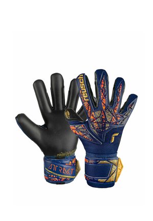 Reusch ATTRAKT - Torwarthandschuh - premium blue/gold/black