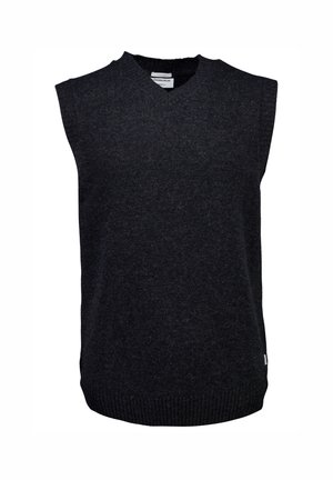 V-NECK SLIPOVER - Trui - charcoal mel