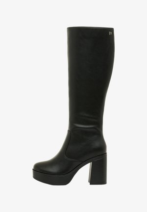 mtng, BOTAS - Bottes à talons hauts - black mate