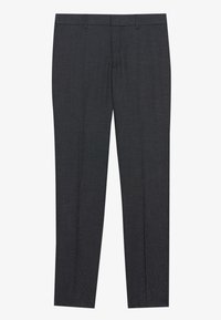 Pier One TWO TONE BIRDSEYE SUIT - Oblek - dark grey