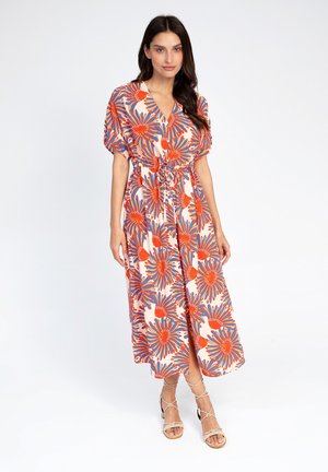 AN'GE FLOWY AND PRINTED MISSITA - Robe chemise - belize ecru