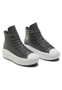 Converse ALL STAR MOVE STRIPE - Høye joggesko - gris hierro gris hierro blanco