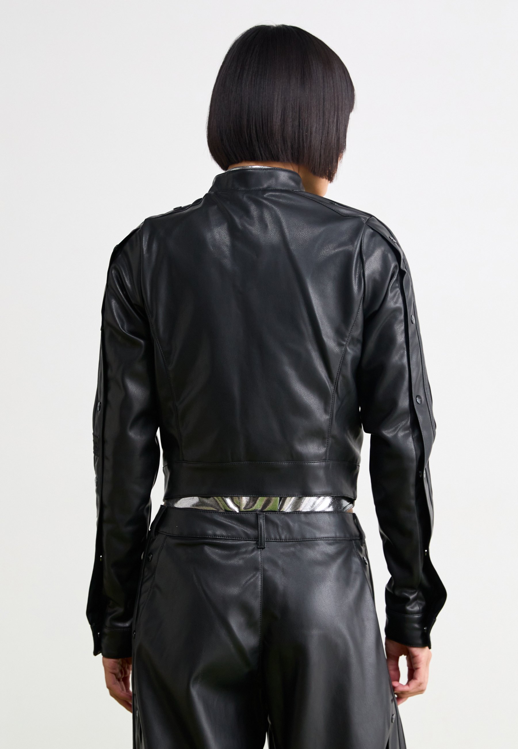 adidas Originals PLEATHER JACKET - Faux leather jacket