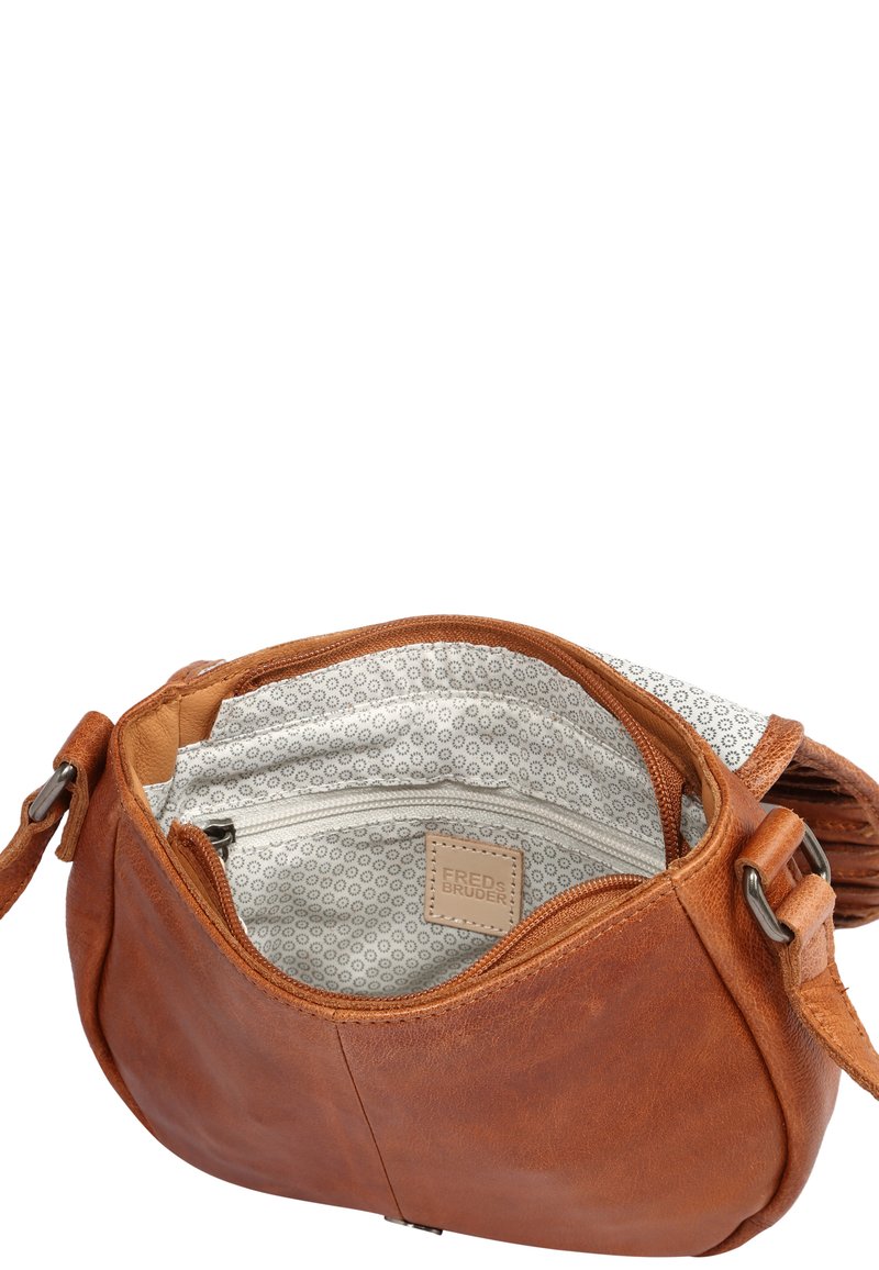 Damen Handtaschen | FREDsBRUDER RIFFEL STROLL Umhängetasche dark honey/braun - NF63945 Damen Handtaschen | FREDsBRUDER RIFFEL STROLL Umhängetasche dark honey/braun - NF63945