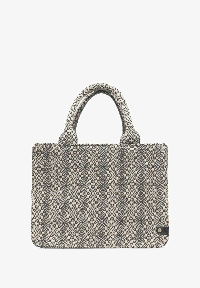 DEPECHE Handbag - black printed