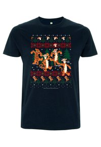 Disney WINNIE THE POOH TIGGER WOODS XMAS - T-shirt z nadrukiem