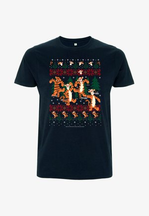 Disney WINNIE THE POOH TIGGER WOODS XMAS - T-shirt z nadrukiem
