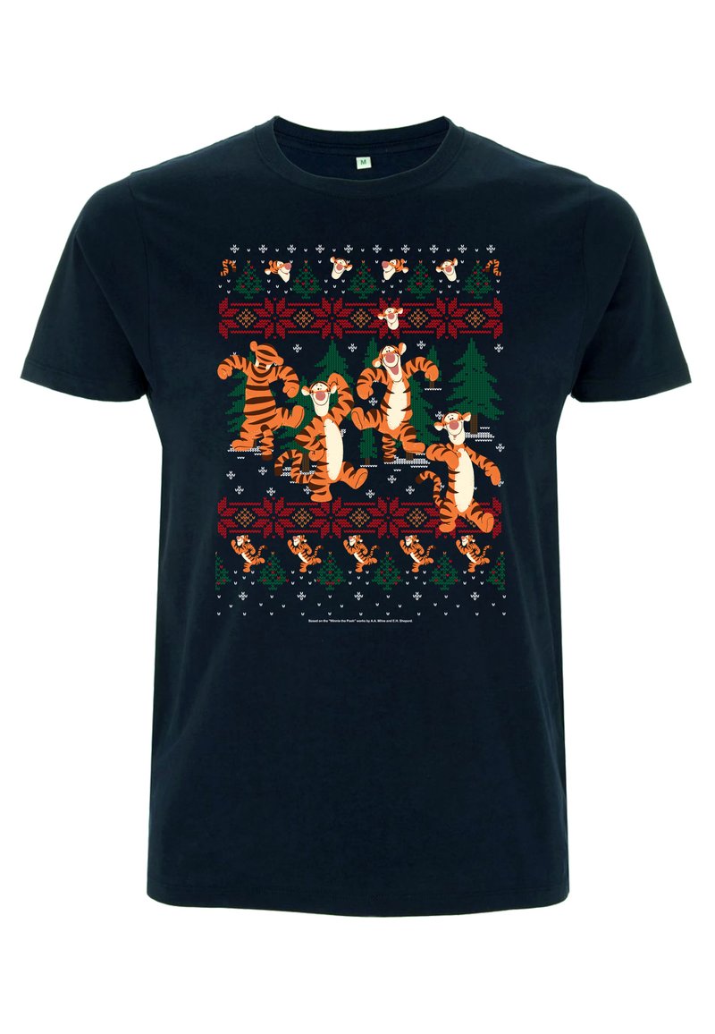 Disney WINNIE THE POOH TIGGER WOODS XMAS - T-shirt z nadrukiem