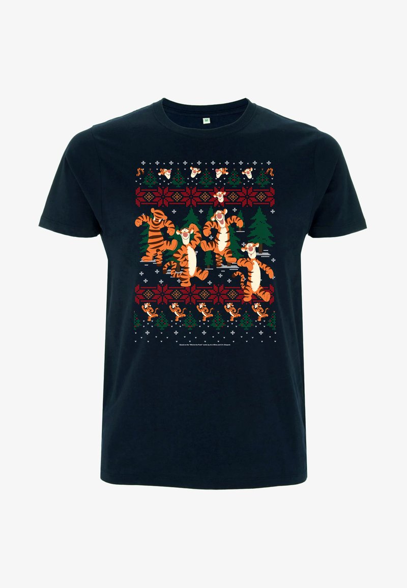 Disney WINNIE THE POOH TIGGER WOODS XMAS - T-shirt z nadrukiem