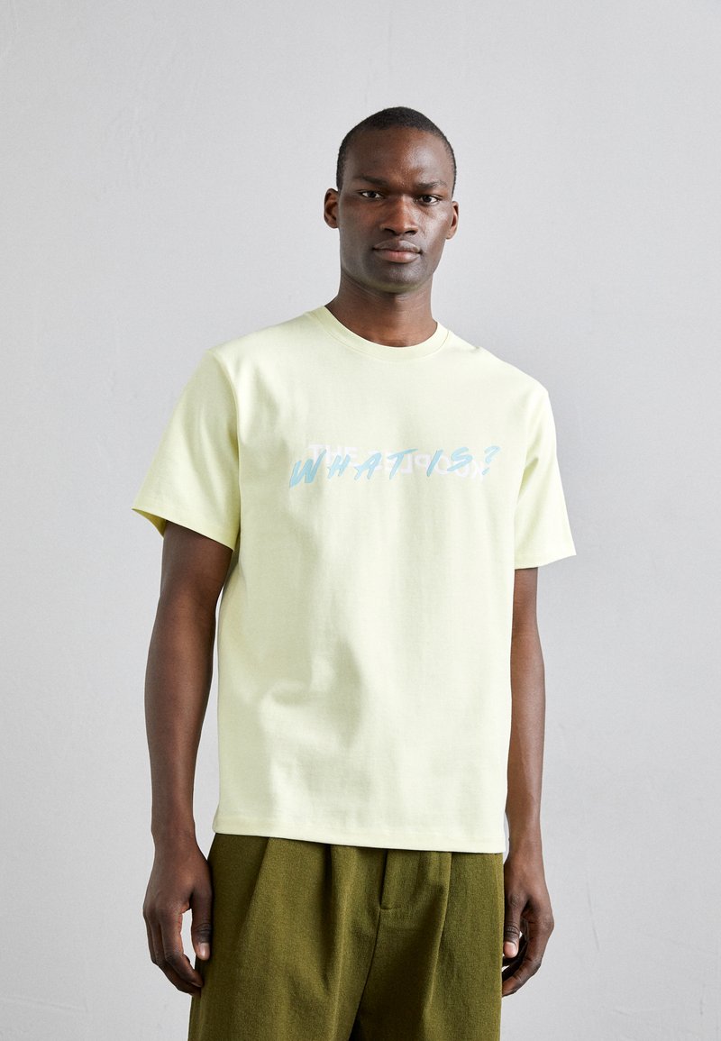 The Kooples MC - Marškinėliai su spaudiniu - bright yellow