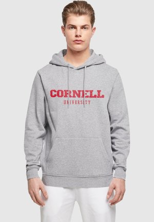 Merchcode CORNELL UNIVERSITY SCRIPT - Sweat à capuche - heather grey