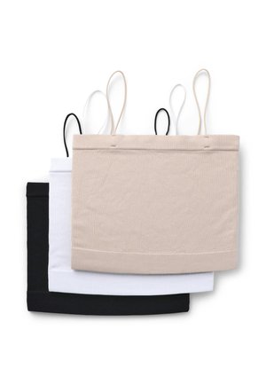 PACK OF 3  - Top - 1x Nude, 1x Black, 1x White