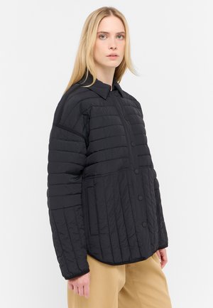 STEPP MIT LABEL - Wintermantel - schwarz