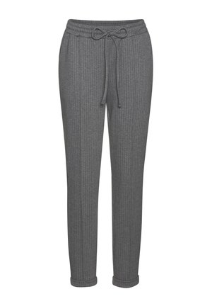 JOGGER - Pantaloni - grau gestreift