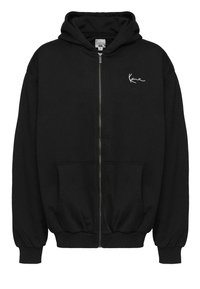 CHEST SIGNATURE ESSENTIAL ZIP HOODIE - Tröja med dragkedja - black