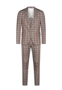 SET - Suit - brown check